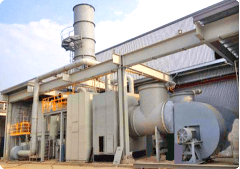 噴漆廢氣處理:旋流板塔+初效過濾器+沸石轉輪+催化燃燒 噴漆廢氣處理:旋流板塔+初效過濾器+沸石轉輪+催化燃燒